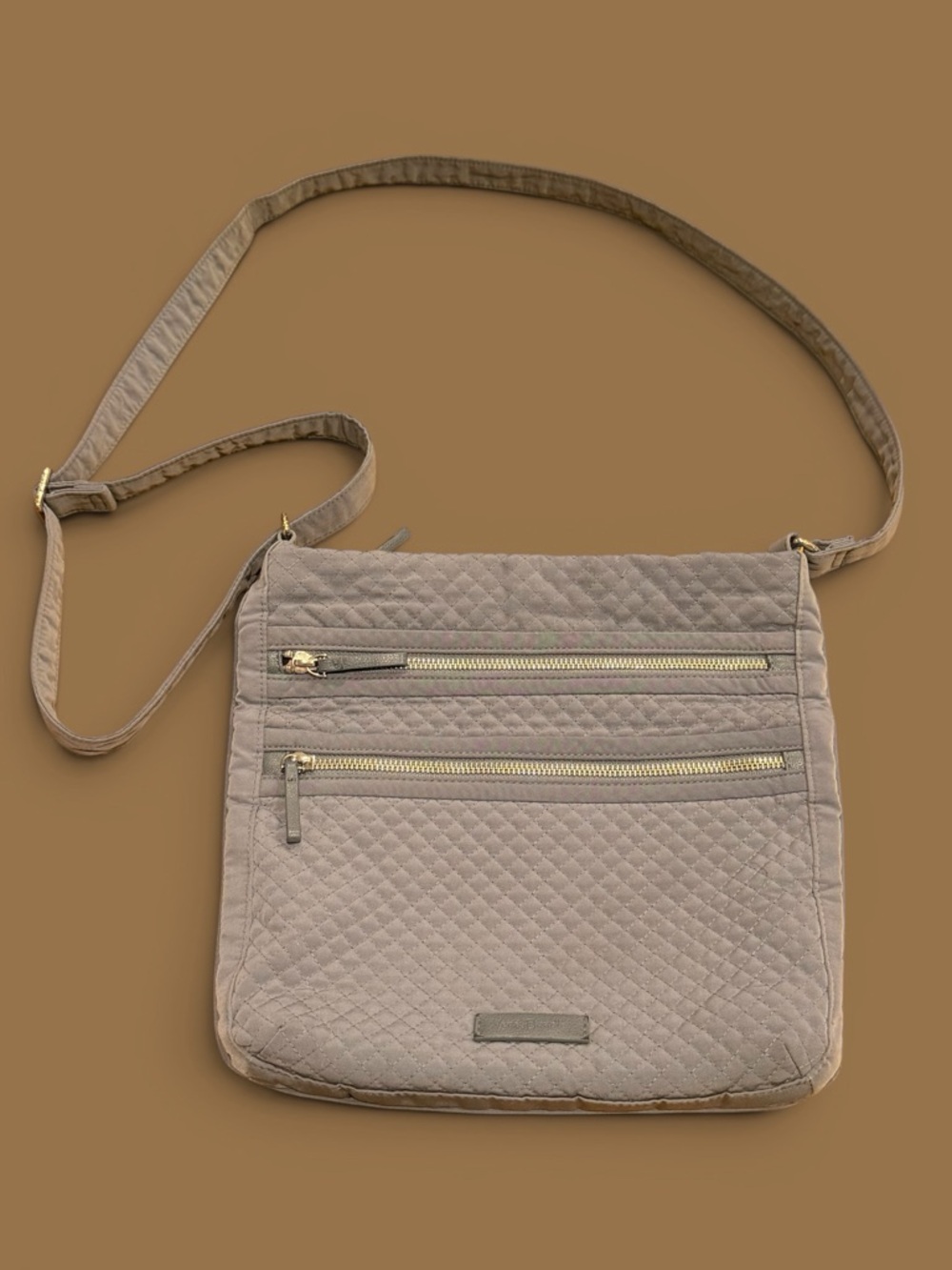 Vera Bradley *Triple Zip Hipster Crossbody Bag*